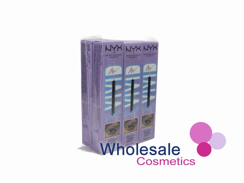 6 x NYX Professional Makeup Vivid Brights Matte Liquid Eyeliner - 07 LILAC LINK